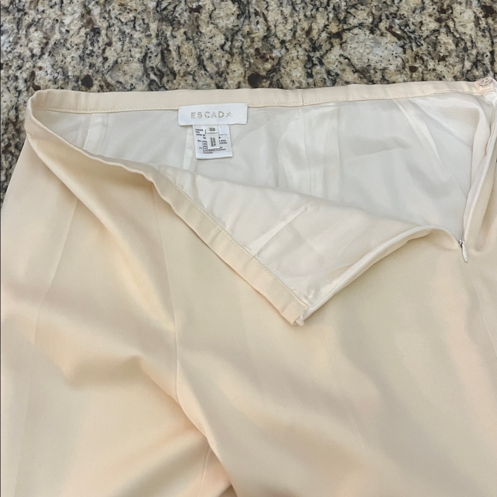 Escada Lightweight Lined Wool Pants - image 8